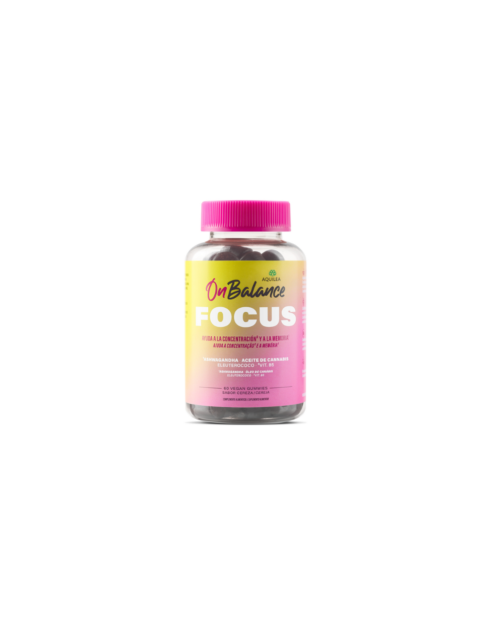 Aquilea onbalance focus 60 gominolas sabor cerez