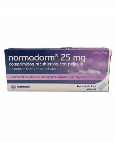 Normodorm 25 mg - 14 comprimidos