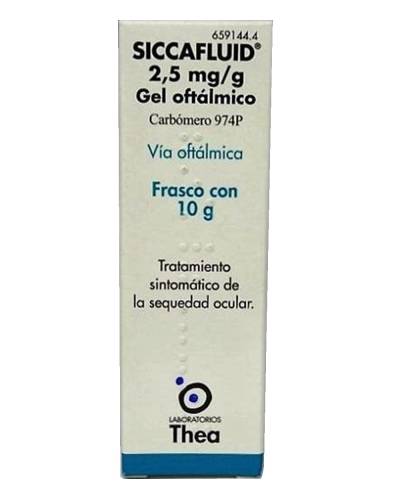Siccafluid 2.5 mg/g - gel oftálmico - 10 g