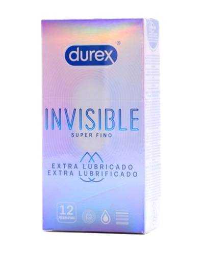 Durex Invisible Extra Lubricado 12 uds
