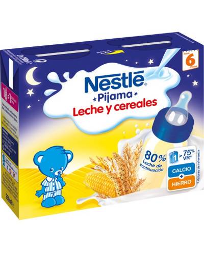 Nestle pijama papilla líquida leche y cereales - 2x250 ml