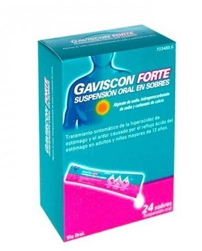Gaviscon forte - 24 sobres suspensión oral
