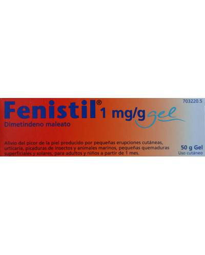 FENISTIL 1 MG/G GEL 50G