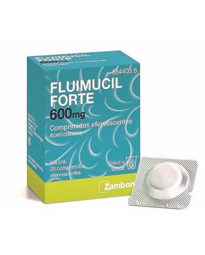 Fluimucil forte - 600 mg - 20 comprimidos efervescentes