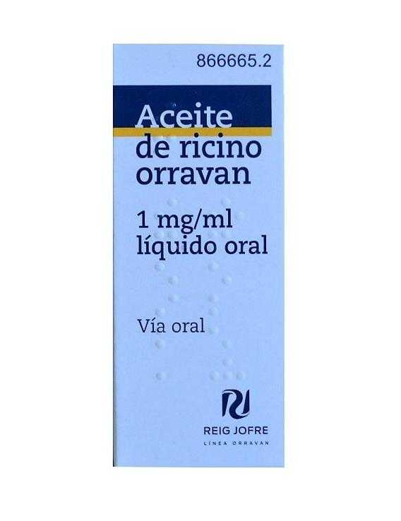 Aceite de ricino orravan - 1 mg/ml - 25 ml