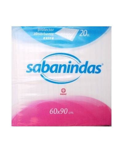 Protector absorbente sabanindas extra  60x90 cm  -  20 unds