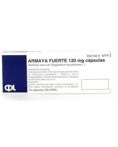 Armaya fuerte 120 mg - 24 cápsulas