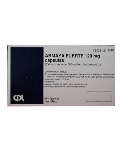 Armaya fuerte 120 mg - 96 cápsulas