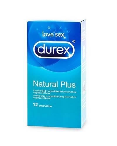 Preservativos Durex Natural Plus 12 U.