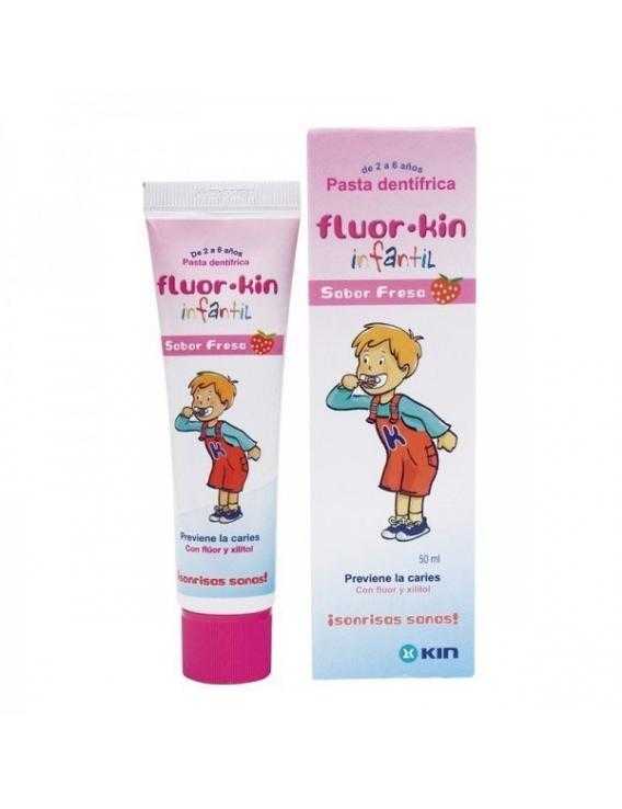 Fluor kin - infantil - pasta dentífrica - 50 ml