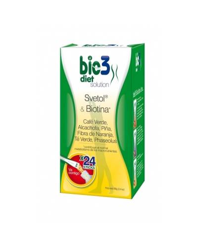 Bio3 diet solution  svetol y biotina   24 sticks