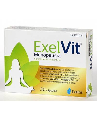 Exelvit menopausia - 30 cápsulaS