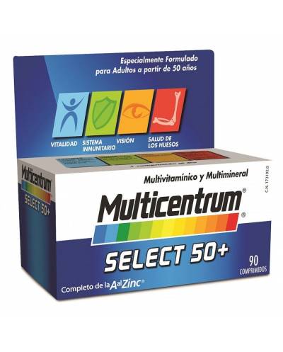 Multicentrum select 50+ 90 comprimidos