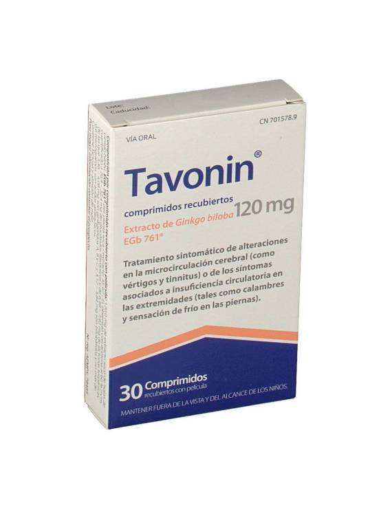 Tavonin 120 mg - 30 comprimidos