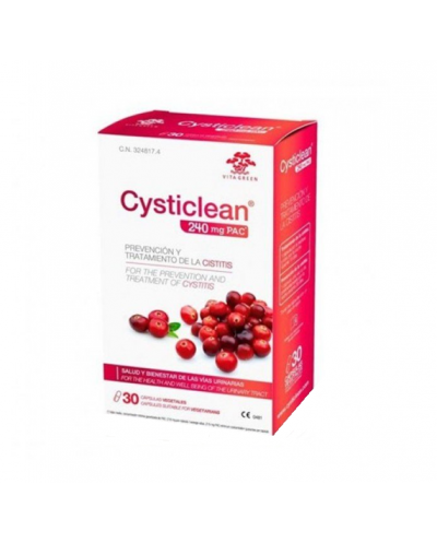 cysticlean 240 mg pac 30 cápsulas